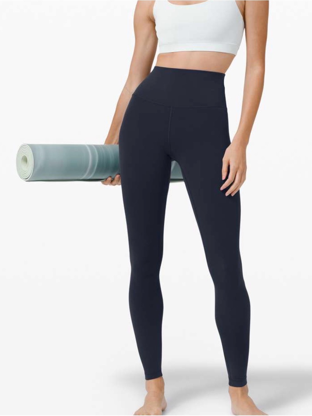 Lululemon Align Pant Leggings 28" Women’s Size 4 Blue Navy Yoga Gym Activewear